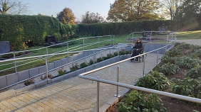 Friedhof Kloppenheim endlich barrierefrei © Stadt Karben