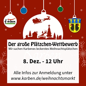 Karbener Weihnachtsmarkt vom 6. bis zum 8. Dezember 2024 © Stadt Karben