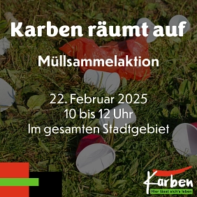 Müllsammelaktion 2025 © Stadt Karben