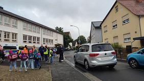 Stadt unterstützt Initiative „Sicher zur Schule in Karben“ © Stadt Karben